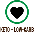 Our products are gluten & grain free and are made in a dedicated gluten free and Sugar Free facility. Our Low Carb products are keto-friendly and have low net carbs. We are Just About Nourishment ™